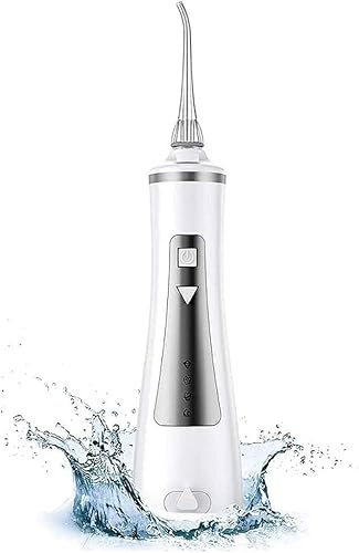 GeRRiT Limpiador bucal ultrasónico con Hilo de Agua portátil, Limpiador Dental, Limpieza Dental for el hogar