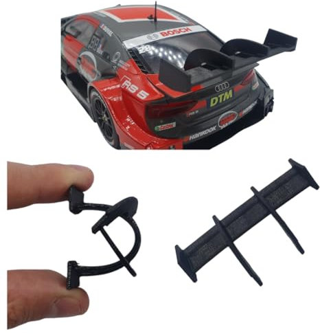 blackslot Flexibler Spoiler Zubehör für Carrera Digital 124 Tuning Kleinteil Ersatzteil (124 Audi RS 5 DTM)