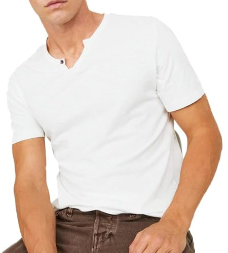 Jack&Jones JWHBEN SS Tee Split Neck.