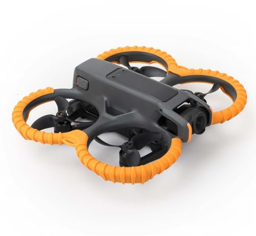 AVATAR 2 Propeller Schutzhülle, Prop Bumper Anti-Collision Stoßstange Ring für DJI Avatar 2 FPV Propellers Guard Propellers Schutzhülle Drohnen Zubehör (Orange)