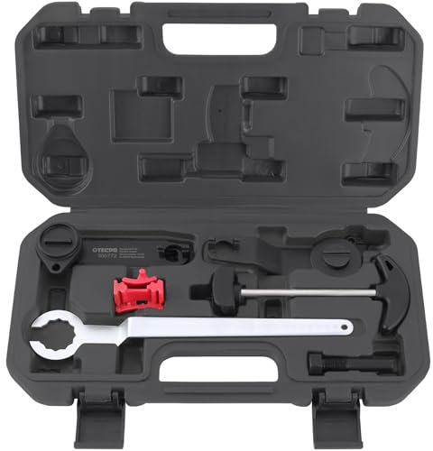 TECPO Motor-Einstellwerkzeug-Satz Zahnriemen Arretierwerkzeug für VAG 1.0 1.2 1.4 TSI TFSI Benzin Motoren