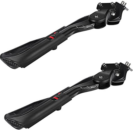 CORHAD Fahrradstander Aus Aluminiumlegierung Verstellbarer Ständer Parkständer Fußstütze Beinstütze Für Mountainbikes Und Rennräder rutschfeste Gummibeschichtung Einfach Zu Montieren Am k