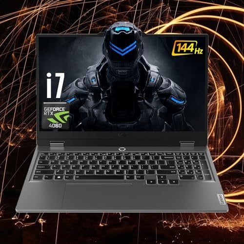 Lenovo LOQ i7 Gaming Laptop, 15.6 FHD 144Hz, i7-13650HX (Beats i9-12900H), GeForce RTX 4060 (Boost Clock 2370MHz), 32GB DDR5 RAM, 2TB SSD, Backlit KB, RJ-45, Wi-Fi 6, Windows 11 Home, Grey