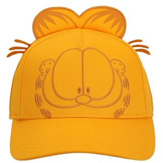 Bioworld Garfield Mütze mit 3D-Charakteren, verstellbar, 58 cm, Garfield 3D, Einheitsgr��e