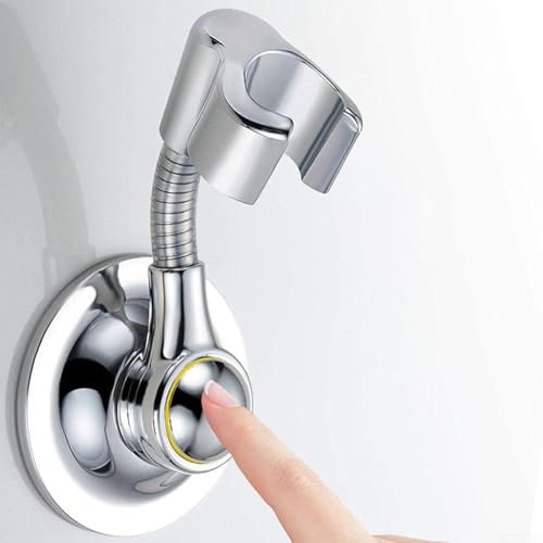 Support de pommeau de douche à ventouse, support de douche manuel réglable, support mural à ventouse puissante, support de douche à main