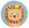 EIHI Runde Stuhlkissen Sitzkissen Kinder Sitzkissen Stuhl Sitzpolster, Weich Sitz Auflage Cartoon Tier Bodenkissen Kinder Runden Kissen (Löwe,30 x 30 cm), 1 Stück