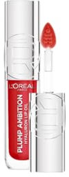 L'Oréal Paris Plump Ambition Lippenöl mit Hyaluron, Vollere & geschmeidigere Lippen ohne Kompromisse. Intensives Pflegegefühl mit Hyaluronsäure, bis zu 24H Feuchtigkeit, Farbe: 380 Rouge in Love, 5 ml