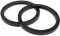 HOPESPANNER Universal for 6.5 Speaker Spacer Ring Tweeter Speaker Spacer Adapter Waterproof Speaker Subwoofer Mounting Spacer Bracket Ring ABS 2 Pcs