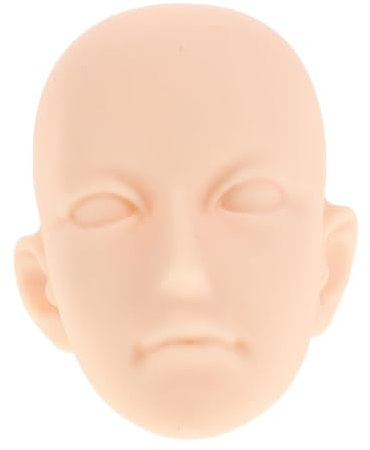 ERINGOGO Doll Head Austausch Makeup-übung Realistische Puppenköpfe Zum Basteln Und Schminken Kompatibel Mit Verschiedenen Marken Für Kreative Techniken Und Detailarbeit