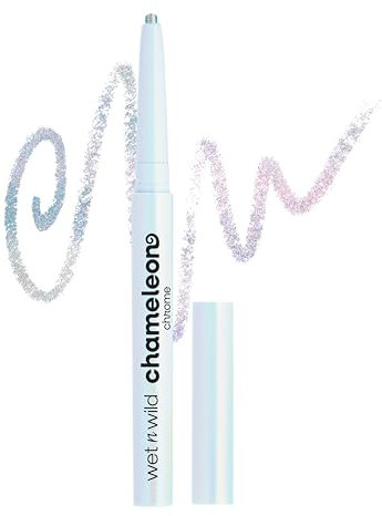 Wet n Wild Chameleon Chrome Eyeliner, Wasserfest und Einziehbar, Lichtreflektierende Pigmente für eine Dynamische Farbveränderung, Wischfest, 18 Stunden Haltbarkeit, Electric Prism