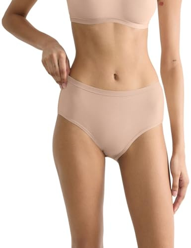 Sloggi - GO Daily Cotton Damen Midi Slip – 3er Pack, Hoher Baumwollanteil, Taillenband mit Glanzeffekt, Moderne Passform