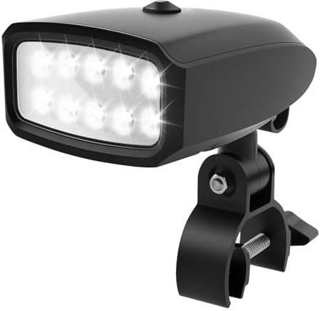 Luz para barbacoa, lámpara LED para barbacoa con 10 perlas de luz, luz ajustable de alta luminosidad para barbacoa, pícnic, exterior (A)