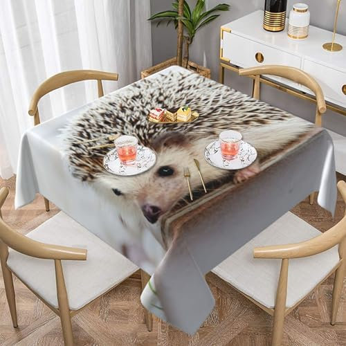 Igel, Tischdecke, wasserdichte, staubdichte und knitterfreie Tischtuch - 55 Zoll