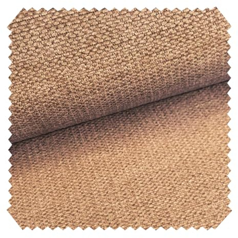 novely® MUDAU SOFT Samtweicher Chenille-Polsterstoff - Melierter Möbelstoff - Grober Struktur-Stoff - Mélange Meterware 1lfm Farbe: 37 Apricot