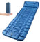 ponoseu Matelas Gonflable 1 Place Autogonflant – Matelas Camping Léger et Compact, avec Pompe à Pied et Oreiller Intégré, Imperméable, Parfait pour Randonnée, Trekking, Voyage et Plage (Simple)