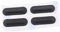 PartyKindom 4pcs Rubber Feet Pads for Laptop Easy Apply Computer Feet Pad Suitable for Thinkpad