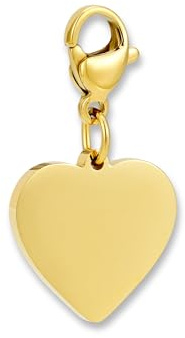 GD GOOD.designs Charms Anhänger mit Karabiner-Verschluss | Kettenanhänger aus 316L Edelstahl | Charm für Bettelarmband in 18K Gold | Wasserfest & Hypoallergen