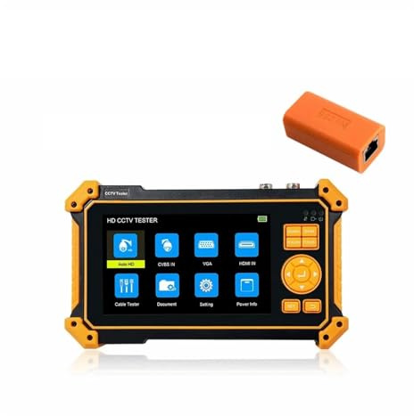 CUDTAPI IPC-5200C Plus Tester for telecamere IP Monitor Touch Screen IPS da 5,4 Pollici Tester CCTV Supporto AHD/CVI/TVI/SDI/CVBS/Tester for telecamere IP(HD-3200)
