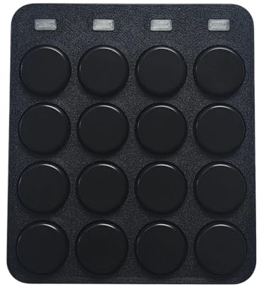Generchin Mini Clavier Mécanique 4 X 4 16 Touches Touche de Raccourci Contrôleur MIDI Simple Numpad Programmable