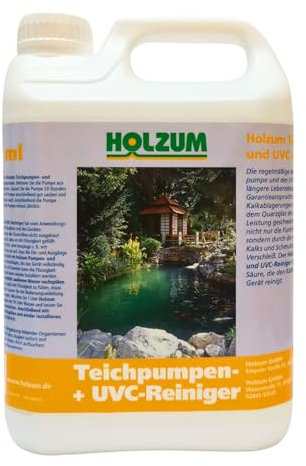Holzum Teichpumpen- und UVC Reiniger 2,5 l/2,4 kg