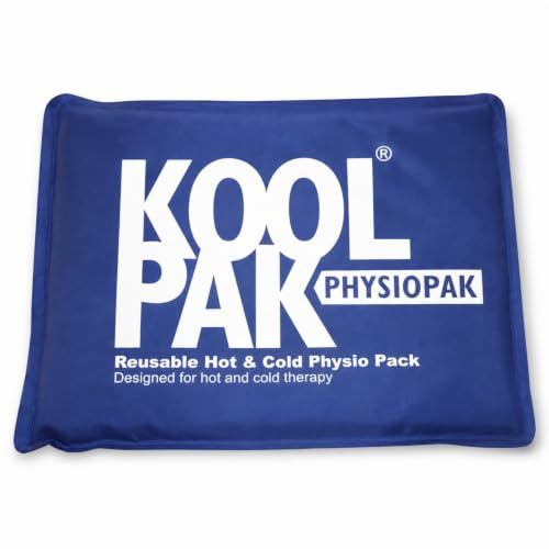 Koolpak Luxury Reusable Hot and Cold Physio Pak 36 x 28cm - Large Ice Pack | Ice Packs for Sports Injuries - Reusable Heat Pad for Back Pain Relief and Larger Body Areas