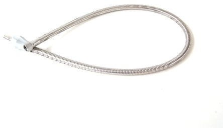 Schell 125030699 Sicherheits-Gassteckschlauch 0.1 bar 1000 mm, edelstahl/chrom