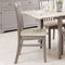 Florence High Back Kitchen Dining Chair - Stunning Grey Wooden Seat