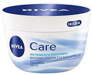 Nivea Care NutriMento Deep Feuchtigkeitscreme für Gesicht und Körper, 200 ml