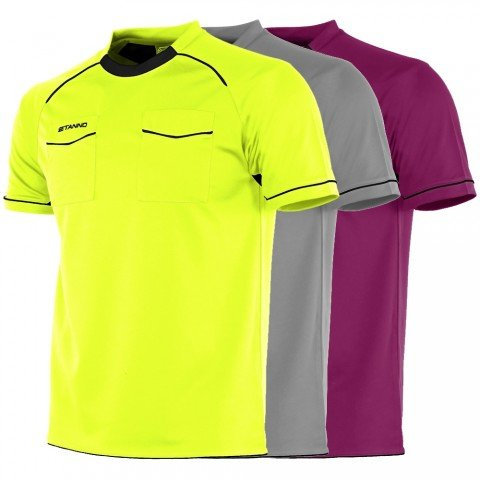 Sports Innovation LTD Stanno Bergamo Referee T Shirt Long Sleeve (Yellow, Large)