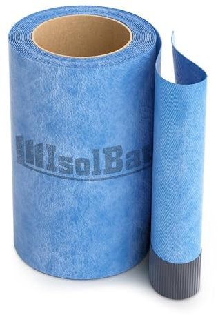 Isolbau Spezial Wannen-Dichtband 5m - Wannen-Fugenband zur Abdichtung von Sanitär, Badewanne, Dusche, Bad, Selbstklebend für Innen- & Außenbereich
