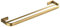 Flybath Handtuchstange Doppelt Messing Handtuchhalter Badetuchhalter Wandmontage, 57 cm / 22,44 Zoll, Bronze gebürstet