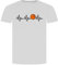 Herzschlag Basketball T-Shirt - EKG Dunking Korbleger Weiss L