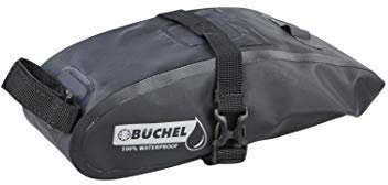 Büchel Sattelpacktasche, 100% wasserdicht, schwarz, 81530003