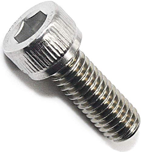 Zylinderschrauben mit Innensechskant - M6x25 - (20 Stück) - DIN 912 (ISO 4762) Zylinderkopfschrauben Edelstahl A2 V2A