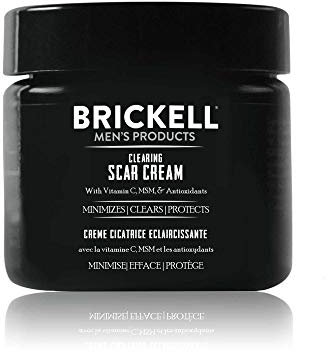 Brickell Men's Clearing Scar Cream - Natürliche und organische Narbencreme für Männer - Reduziert die Sichtbarkeit von Narben - Für ein gleichmäßiges Hautbild - 59 ml - Parfümiert