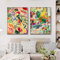 Henri Matisse Couleur Abstraite Classique Reproduction Impression sur Toile Peinture Art Mur Photos pour Salon Hôtel Porche Décor À La Maison 42x60 cm x 2 Pas de Cadre