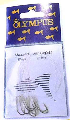 Generico Mazzetto 8 ami per Cefalo, FISHING_HOOK, Mazzetto, Pesca/Cefalo, 8 pezzi, Ami da Pesca