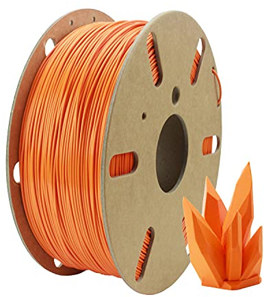 Filamentive PLA - Orange - 1.75mm 3D Drucker Filament, Recyceltes Material + Spule aus 100% recycelbarem Karton - Ermöglicht Nachhaltiges Drucken (1KG)