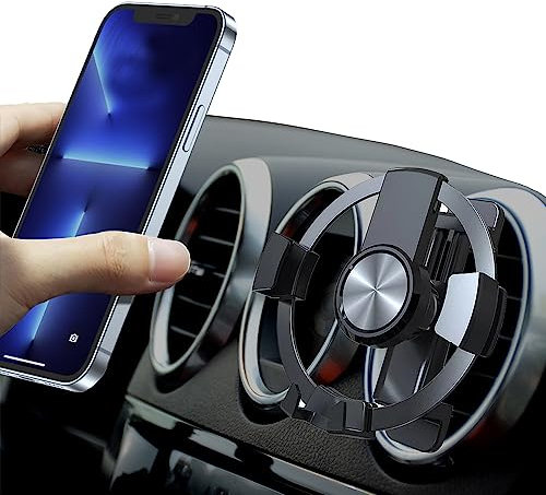 YIEDDE Soporte movil Coche para Orificios de ventilación Redondos Soporte para automóvil Mercedes Benz protección contra Soporte para teléfono móvil para iPhone Samsung Galaxy, Huawei