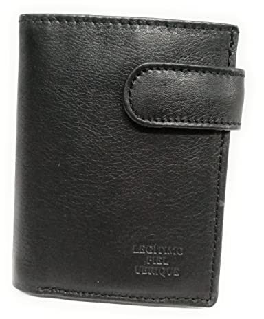 Cartera Portaplaca En Piel Negro para Policía Nacional | Complementos para Hombre de Estilo Atemporal y Elegante Originales