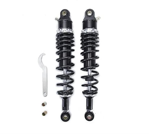 Hegeiisy 320mm amortisseur arrière moto avant gaz universel ATV 2 pièces | Ressort de 7mm, universel pour ATV tout-terrain Quad Dirt Bike.Charge maximale 200 kg/paire,adapté pour TY175 GB400TT CB750