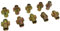 Welzh Werkzeug 10x Genuine Replacement Blades For Locking Wheel Nut Removal Tool Kit