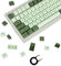 124 Tasten Keycaps Matcha Grün Englisch Cute PBT XDA Profile Dye Sublimation Tastenkappen für Cherry MX Switches Mechanische Tastaturen Geeignet 61/64/68/78/84/87/96/980/104/108
