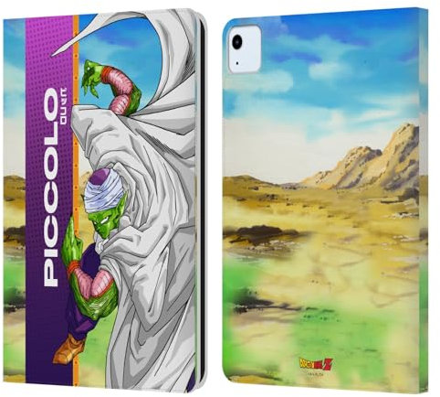 Head Case Designs Licenza Ufficiale Dragon Ball Z Piccolo Saiyan Arc Characters Custodia Portafoglio in Pelle Compatibile con Apple iPad Air 11 2020/2022/2024/2025