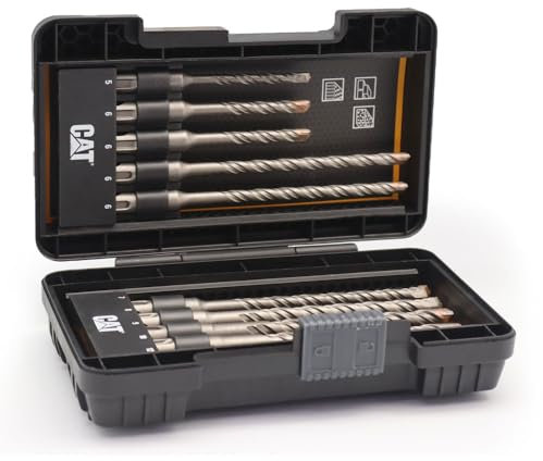 CAT DA03901 SDS Plus Lot de 10 forets