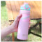 AIRAU Trinkflasche aus Edelstahl in Rosa – Hydratisieren Sie stilvoll für Fitnessstudio, Schule, Radfahren und mehr! (700 ml)