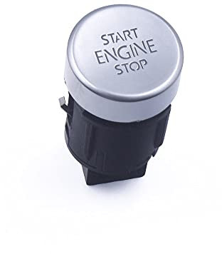 DKAEUK VWIS013 Interruptor pulsador de arranque y parada del motor Apto para VW Golf Plus 2009-2014, Tig.uan 2008-2018, Sharan 2011-2021; Seat Alhambra 2011-2021
