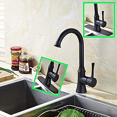 Grifos De Cocina Fregadero Grifo De Bronce Aceitado Mezclador Orificio Monomando