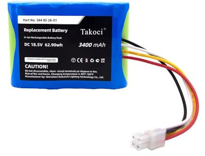 3400mAh /18.5V AUVTKALL Husqvarna AM315x Replacement Battery for Automower 310 315 Model 2005 420 430X 440 450X Sileno Cit Life Plus 584 82 28-01 85 28-01 2 8-02 589586201 5895862-01