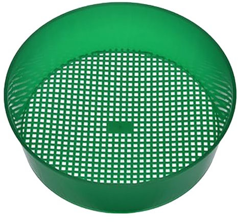 Colador de plástico para suelo de jardín, colador de de plástico ligero, colador de piedra de jardín, colador redondo de plástico para suelo de jardín, colador de para